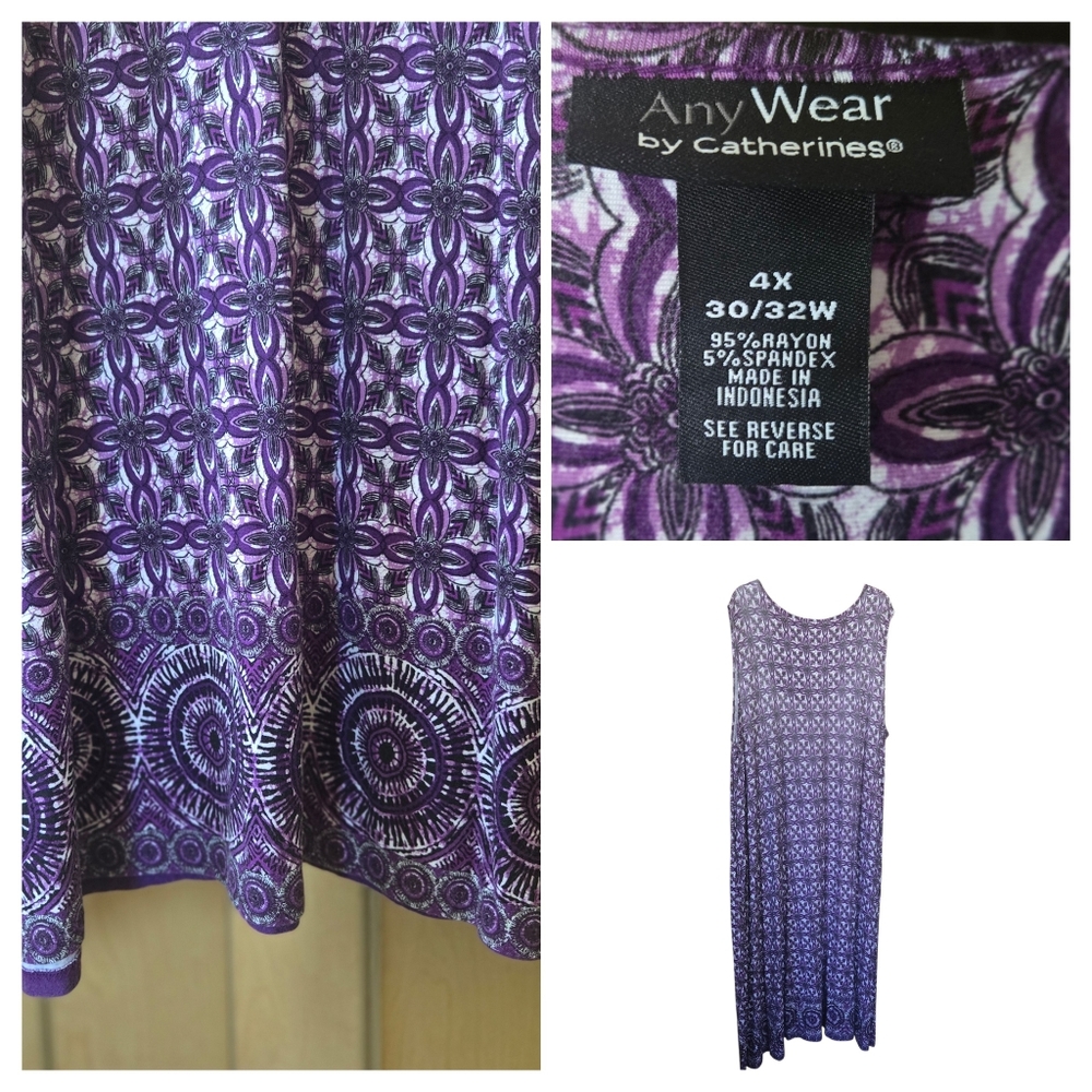 Purple Sleeveless Dress